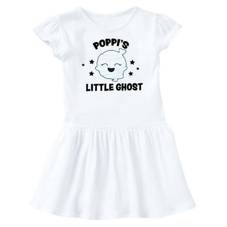 

Inktastic Cute Poppi s Little Ghost with Stars Gift Baby Girl Dress