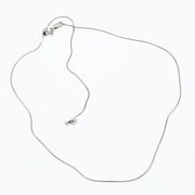 Snake Adjustable Italian Chain Necklace| 925 Sterling Silver as a choker or as a necklace all up to you!