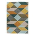 thumbnail image 4 of Luli Sanchez by Jaipur Living Ojo Handmade Geometric Gold Teal Area Rug 5'X8', 4 of 4