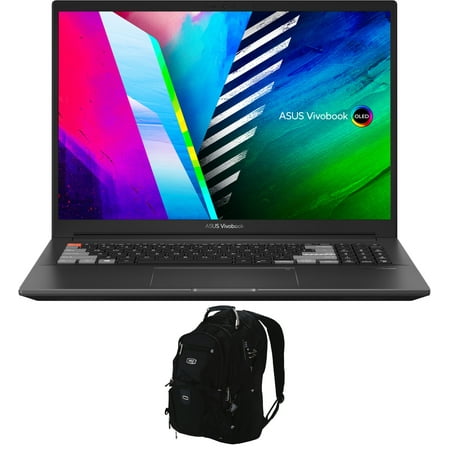 ASUS Vivobook Pro 16X OLED Gaming/Entertainment Laptop (AMD Ryzen 7 5800H 8-Core, 16.0in 60Hz 3840x2400, GeForce RTX 3050 Ti, Win 10 Pro) with Travel/Work Backpack