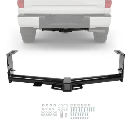 Kojem Towing Trailer Hitch Receiver 2" Class 3 Rear Bumper For 2007-2021 Toyota Tundra