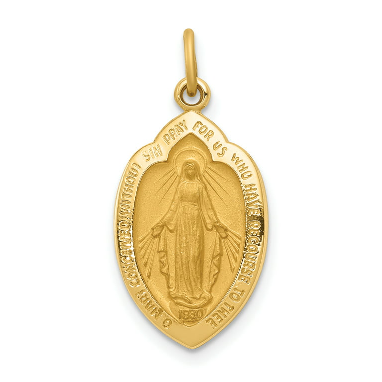 AMM - I086-Miraculous Medal on Card