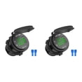 thumbnail image 1 of 2X 12V / 24V Fast Charging 3.0 Car Lighter Socket USB Charger LED Voltmeter Ammeter Black & Green, 1 of 4