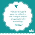 thumbnail image 5 of o.b. Original Non-Applicator Tampons Ultra Absorbancy, 5 of 5