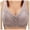 Purple, variant on No Underwire Bras For Women Fixed Cup Front Closure Underwear For Older Women Plus Size Bra Thin Tank Top Bra Womens Bras Wireless