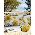thumbnail image 2 of Farm Garden Sunflowers on Wooden Plank Outdoor Pillow Covers Set of 2, Decorative Waterproof Throw Pillow Case, Blossoming Floral Cotton Linen Soft Cozy Cushion Pillowcases, 2 of 6