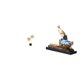 thumbnail image 1 of Estatua de hoja, estatua de bailarina de ballet, figura de bailarina, escultura de resina, adorno, arte moderno, material de hierro y madera, ideal pa, 1 of 8