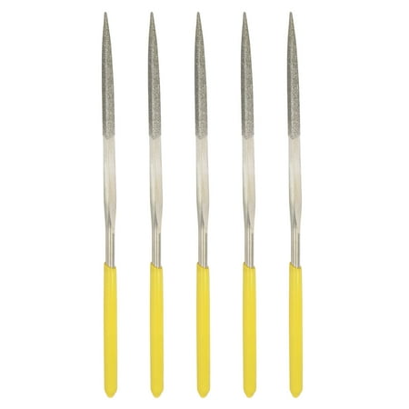 

Uxcell 4mm x 160mm Triangle Diamond Needle Files Hand Tool for Metal Wood Stone 4 Pack