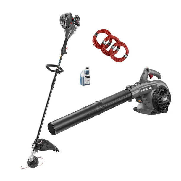 Black Max 2Cycle Gas Engine Straight Shaft String Trimmer with 2Cycle