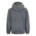 thumbnail image 2 of G-Style USA Men's Fleece Hoodie with Mask Pullover Sweatshirt JK5053 - Heather Charcoal - 3X-Large, 2 of 6