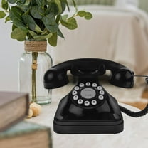 HEALEEP 1Set Vintage Decorative Telephones Retro Communication Push Button Technology For Home Desk Decoration