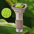 thumbnail image 1 of Runquan Microscope for Kids Handheld Adjustable Focus Built in Storage Space for Gift Brown, 1 of 8