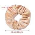 thumbnail image 2 of Large Intestine Hairband Velvet Hair Ties Ropes Ladies Headwear Pocket Hidden Elastic Bands Hair Accessories Elastic Hair Bands(off White), 2 of 4
