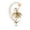 C, variant on Christmas Tree Topper, 2D Acrylic Painted Ballet Elf with Spiral Base Xmas Ornament for Holiday Living Room Desktop