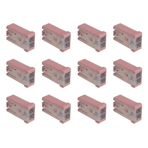 30A 32V Mini Slot Automotive MCASE Fuse Kit for Car Power and Brake Control, 12 Pack R pwm25