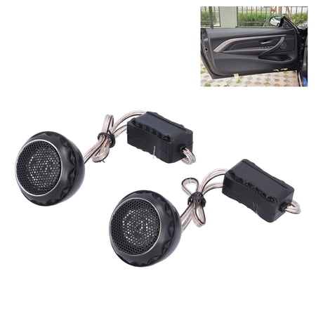 Elowen Car Speaker Car Audio System, 12-24V 140W High Sensitivity 89dB Loud Clear Sound Dome Tweeter for Car