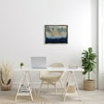 thumbnail image 4 of Stupell Industries Abstract Gold Blue Textured Surface Painting Luster Gray Framed Floating Canvas Wall Art, 16x20, by Third and Wall, 4 of 5
