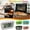 White, variant on Gracefulvara ROBAUN Digital Display Alarm Clock Battery Powered Snooze Night Light With Backlight W8d2 Lcd Orname Bedside for Kitchen Bedroom Screen