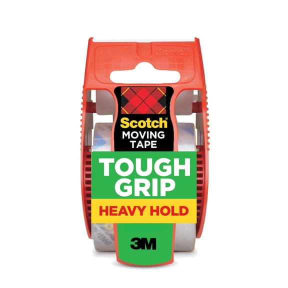 Scotch® Tough Grip Moving Packing Tape, 1.88" x 22.2 Yd., Clear