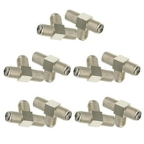 MERRYHAPY 3-Way Cable Splitter for TV with Zinc Alloy Housing and 2 Female Output Connectors