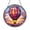 Acrylic 3.5 Inch, variant on Stained Glass Style Hot Air Balloon Suncatcher, Colorful Sky Scene Window Hanging for Travel Lovers Home Decor