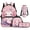 Axolotl Florals, variant on XYZCANDO Capybara Watermelon School Backpack Set 4Pcs with Portable Lunch Bag Multifunctional Pencil Case Water Bottle Bag Carrier with Compartments for Elementary Middle School