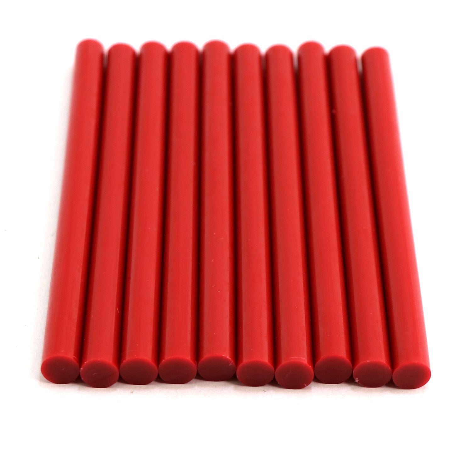 725M54CRED Mini Size 4" Red Color Hot Glue Stick - 5 lb Box