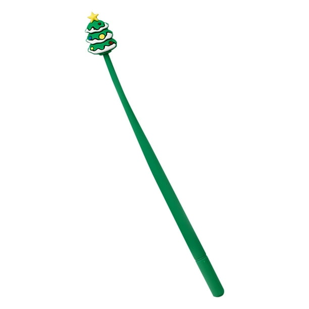 pstuiky Bolígrafo navideño de 3 ml con forma de columpio, bolígrafo para estudiantes, artículo de papelería navideño, pequeño regalo