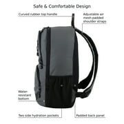 Eastsport Unisex Commuter Tech Backpack, Charcoal