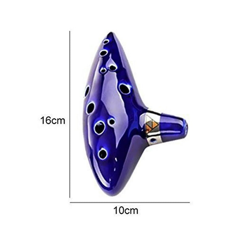  Aovoa Legend of Zelda Ocarina 12 Hole Alto C with Getting  Started Guide Display Stand and Protective Bag : Musical Instruments