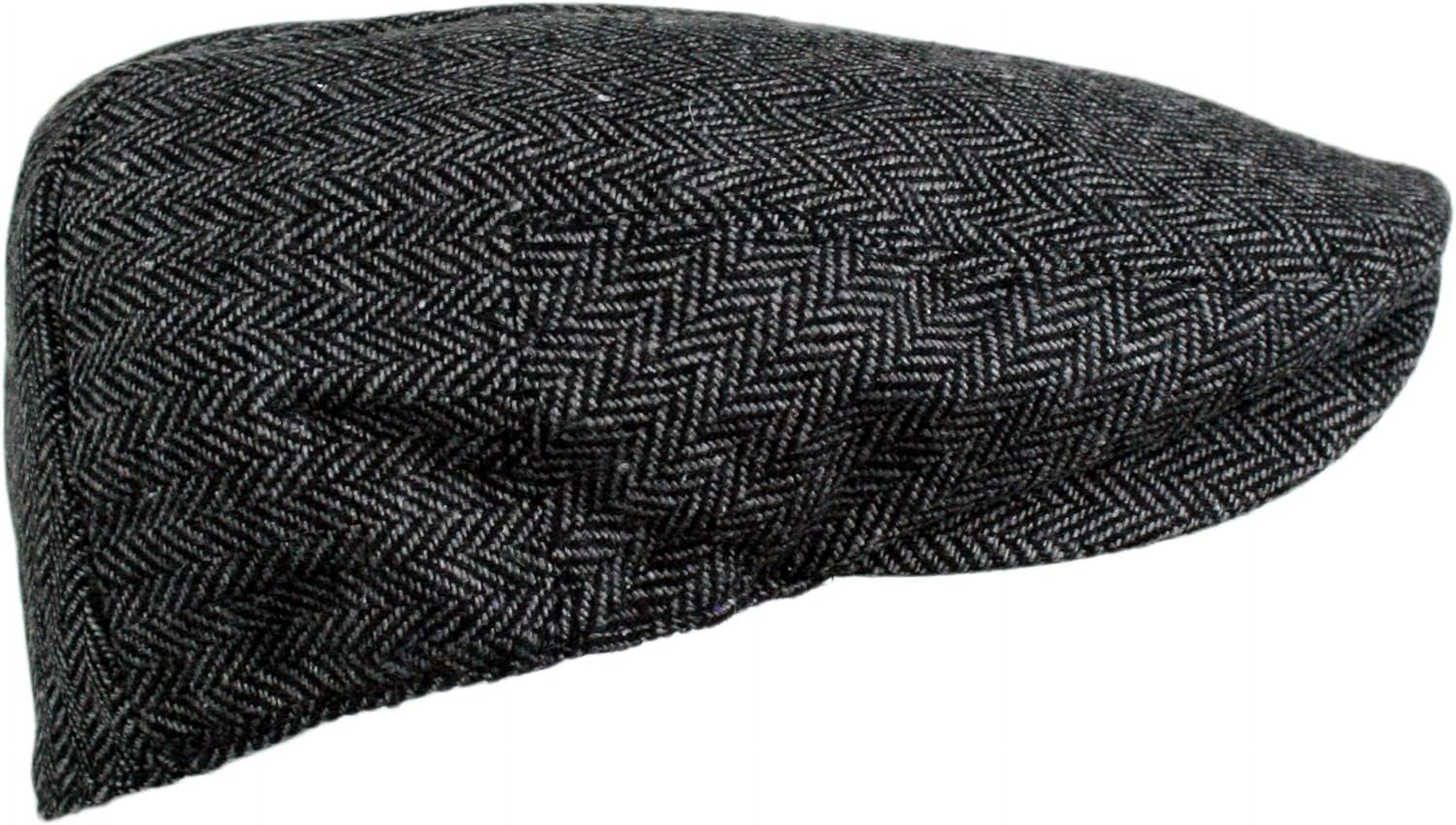 Chapeau Homme Tweed Style Newsboy - Taille Ajustable, Neuf Avec étiquettes