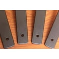 thumbnail image 5 of 8 Pack - 7 inch Black Hidden L Shelf Bracket (1/5 Inch Thicked) Iron Floating Shelf Brackets Rustic Industrial Metal Brackets for Shelf Support, 5 of 7