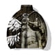 thumbnail image 4 of Chaquetas de invierno para hombre, ropa informal de algodón para hombre, chaqueta con estampado de estatuas retro, abrigo para hombre, abrigos, parka para hombre, frío, 4 of 4