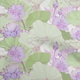 thumbnail image 1 of oneOone Cotton Poplin Twill Light Green Fabric Asian Japanese Floral Sewing Material Print Fabric By The Yard 56 Inch Wide, 1 of 5