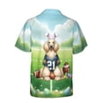 thumbnail image 2 of Happy Easter Hello Spring Afghan Hound Playing Football Hawaiian Shirt Breathable Summer Unisex Merch Dog Lover - 13003, 2 of 6
