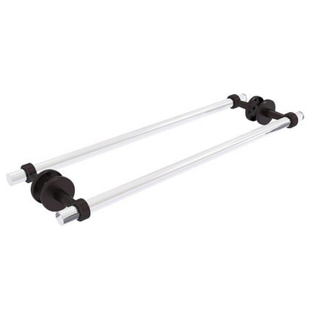 Allied Brass Clearview 28'' Towel Bar for Glass Shower Door (Set of 2)