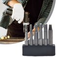 thumbnail image 4 of EIGTHTAIL 6 Pcs 50mm SQ1-SQ5 Square Head Screwdriver Bit Set Hex Shank Magnetic Screwdriver, 4 of 7