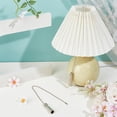 thumbnail image 4 of 4PCS Aolly Ceiling Fan Pull Chain 13 Inch Platinum Beaded Pulls Cord Extender Lamp Pull Chain for Ceiling Light Decoration Table Lamp Pulling Switch, 4 of 5