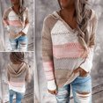 thumbnail image 4 of IKemiter Pull-Over pour Femmes à Capuche Dames Mode Décontractée Grande Taille à Manches Longues Sweatshirts Top, 4 of 8
