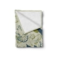 thumbnail image 2 of Birds Soft Flannel Fleece Blanket, Original Colored Image of a Flock Flying Pigeons in the Sky Wings Future Theme, Cozy Plush for Indoor and Outdoor Use, 70" x 90", Green Teal Cream, by Ambesonne, 2 of 6