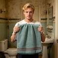 thumbnail image 4 of Huzdenx Cotton Hand Towel 30.7×13.4 in, Soft Highly Absorbent Durable Reusable Towel, Daily Household Towel for Bathroom, Kitchen Counter & Guest Room, Multiple Colors Available, 4 of 4