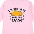 thumbnail image 4 of Inktastic I'm Just Here for the Tacos Cinco De Mayo Boys or Girls Long Sleeve Toddler T-Shirt, 4 of 5