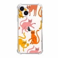 thumbnail image 1 of Naughty CatsClear Case for iPhone 14,Transparent Soft TPU Bumper Full Cover Case, 1 of 1