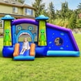 thumbnail image 4 of Topbuy Alien Bounce House Kids with Jump Slide, Ball Pit Inflatable Bouncer Without Blower, 4 of 5