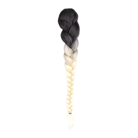 Synthetic Braided Drawstring Ponytail Hair Extensions Wrap Around Long Hairpiece For Women Daily Use