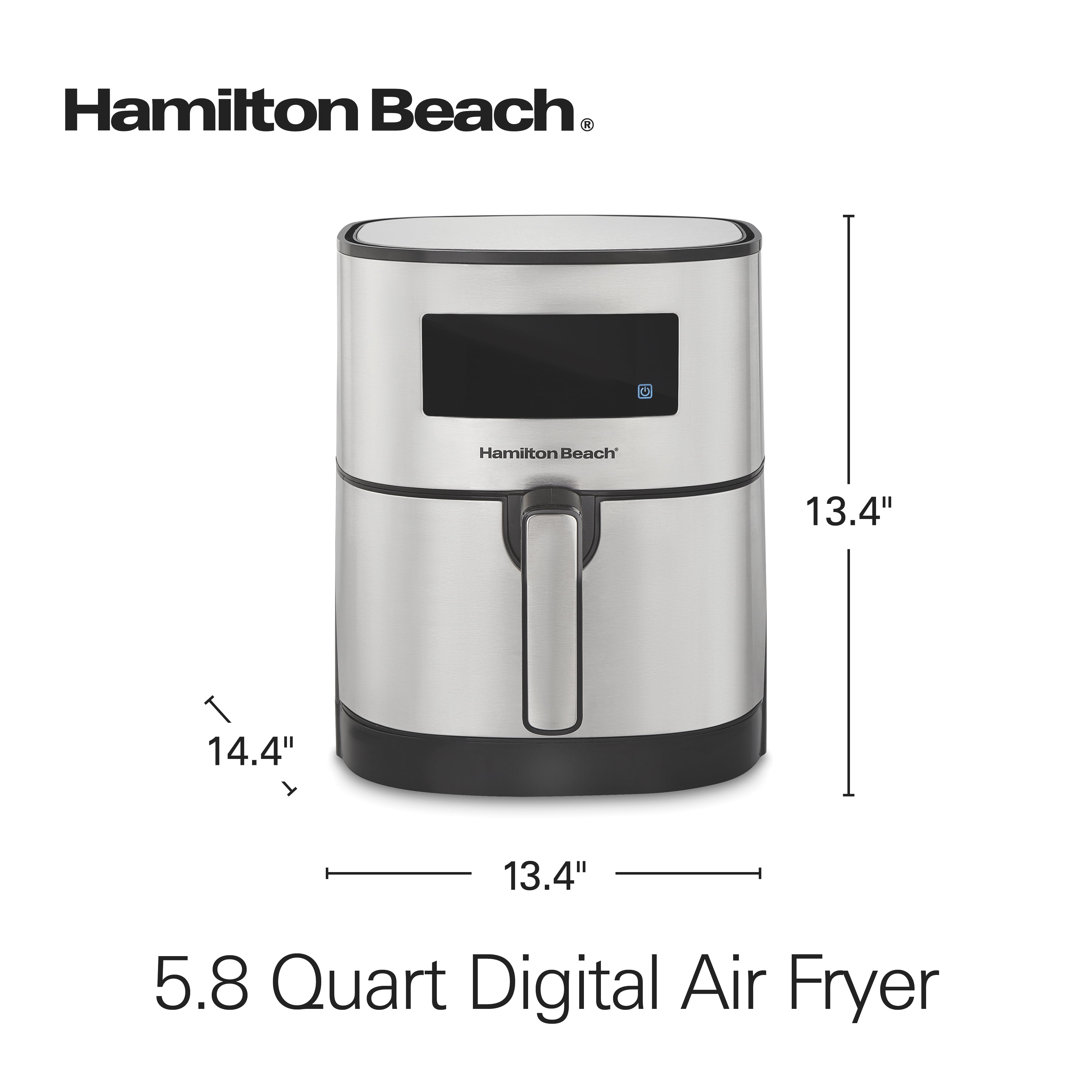 Hamilton Beach 3.1 Quart/3.2 Liter Digital Air Fryer - 35065