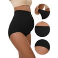 thumbnail image 3 of Unique Bargains Women's Maternity High Waist Briefs with Butt Lifter Design L Black, 3 of 6