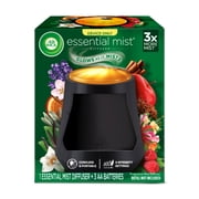 Air Wick Essential Mist Scented Oil Cordless Diffuser Device, Black, 1 Count