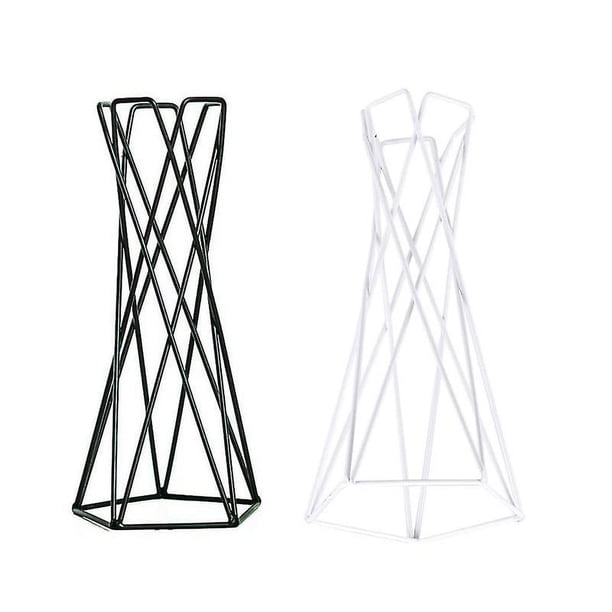 2 piezas soporte para plantas de arte del hierro