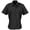 Black, variant on Premier Womens Short Sleeve Pilot Blouse/Plain Work Shirt